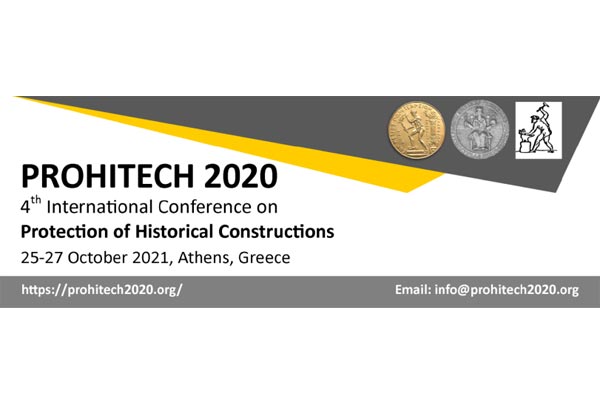 PROHITECH 2020 – 4th International Conference on Protection of Historical Constructions